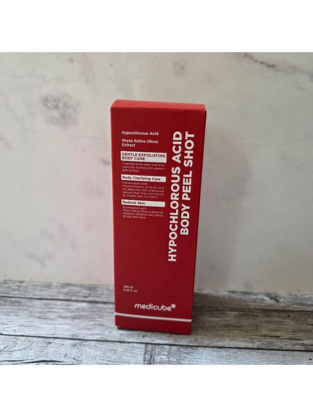 Medicube Hypochlorous Acid Body Peel Shot 280ml Gentle Exfoliating & Radiance Ca